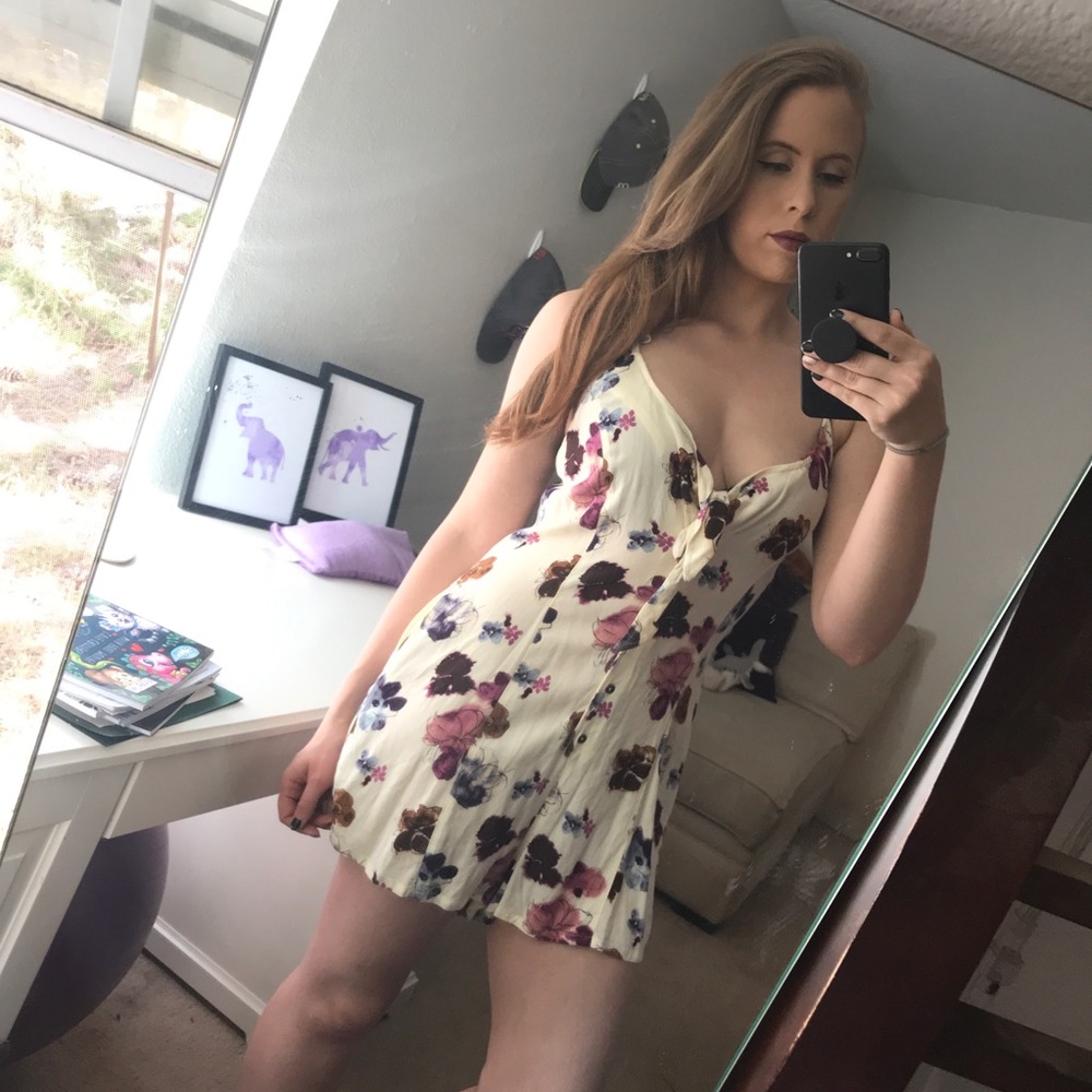 Forever 21 Floral Romper